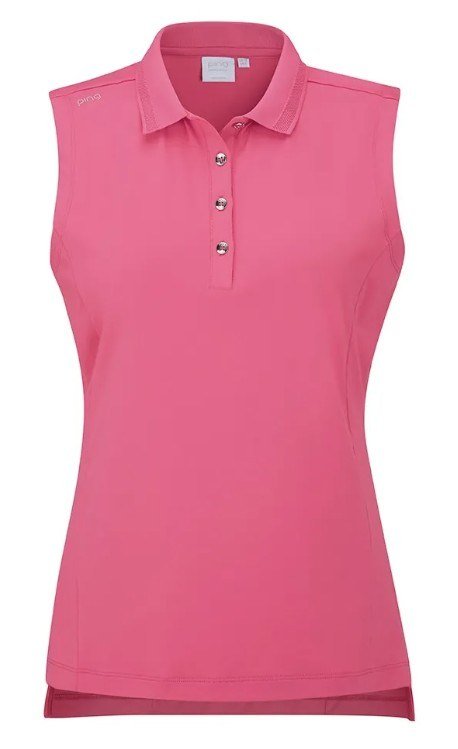 PING Solene Sleeveless dámske polo, pink blossom