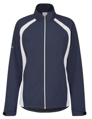 PING Freda dámska nepremokavá bunda, oxford blue/biela