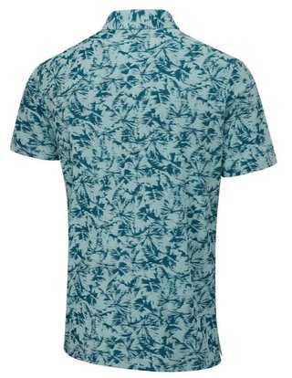 PING Diego pánske polo, misty green multi