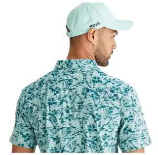 PING Diego pánske polo, misty green multi