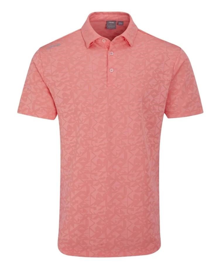 PING Geo Camo pánske polo, desert flower