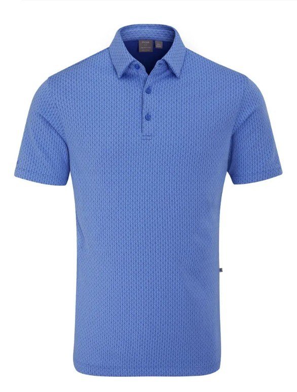 PING Hershel pánske polo, cornflower blue multi