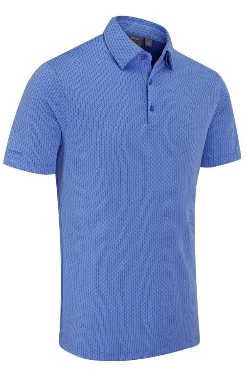 PING Hershel pánske polo, cornflower blue multi