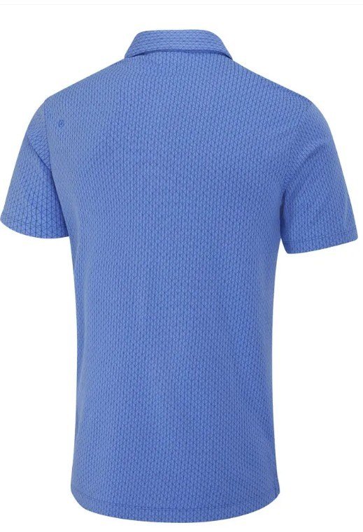 PING Hershel pánske polo, cornflower blue multi