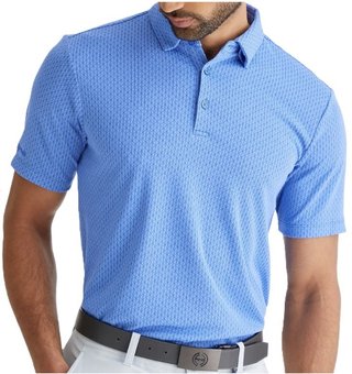 PING Hershel pánske polo, cornflower blue multi