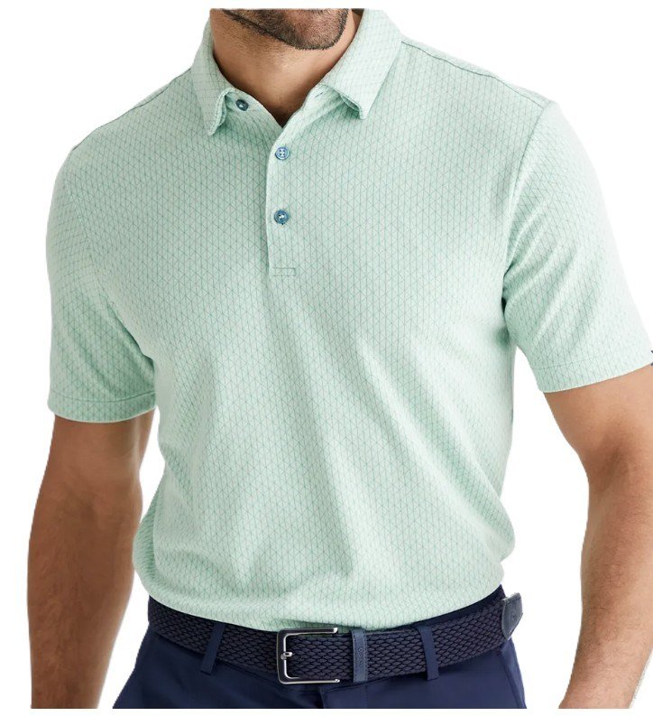 PING Hershel pánske polo, misty green multi