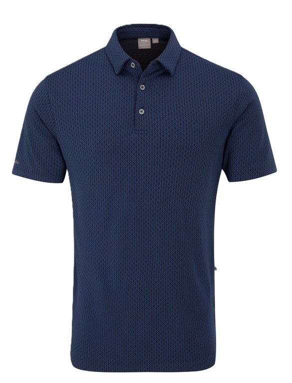 PING Hershel pánske polo, oxford blue multi