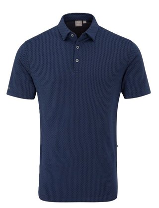 PING Hershel pánske polo, oxford blue multi