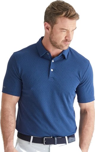 PING Hershel pánske polo, oxford blue multi