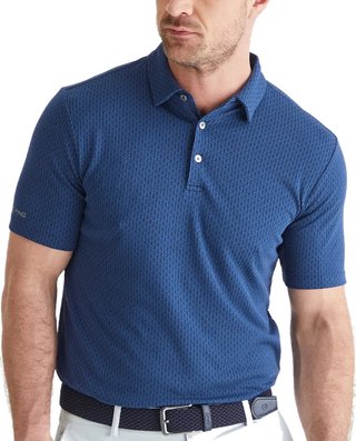 PING Hershel pánske polo, oxford blue multi