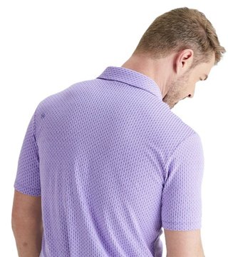PING Hershel pánske polo, purple ash multi