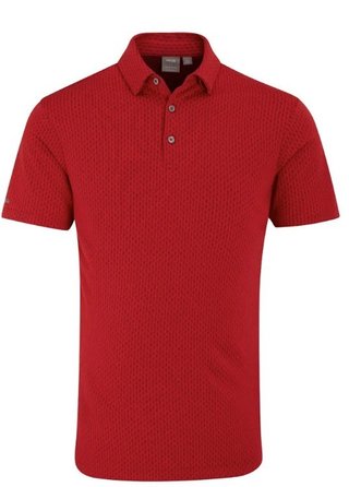 PING Hershel pánske polo, rich red multi