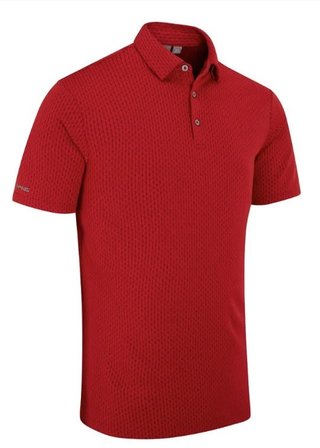 PING Hershel pánske polo, rich red multi