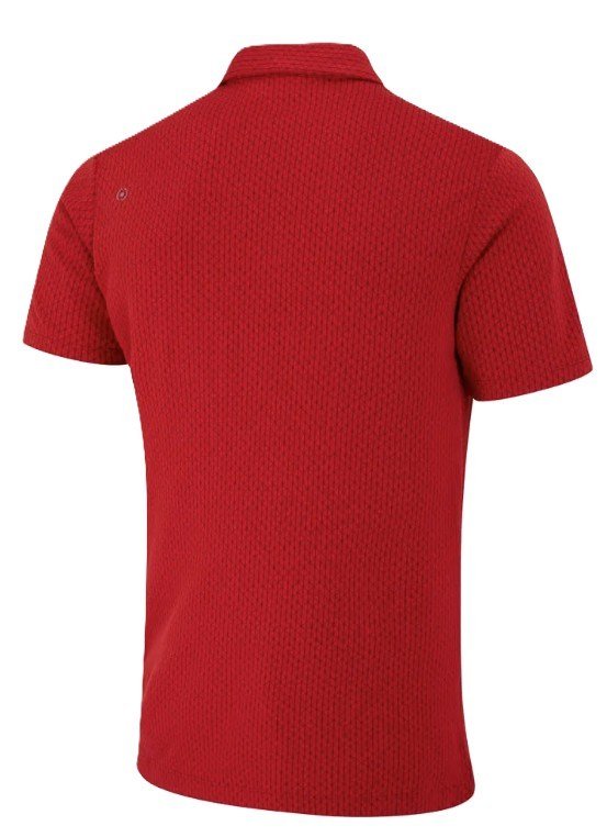 PING Hershel pánske polo, rich red multi