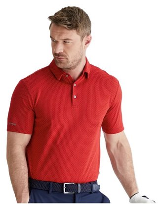 PING Hershel pánske polo, rich red multi