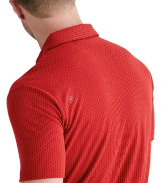 PING Hershel pánske polo, rich red multi