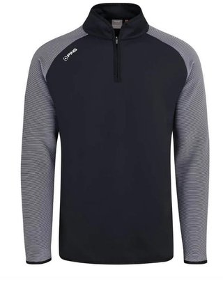 PING Strio Performance pánsky midlayer sveter, čierno/biely
