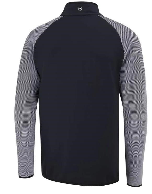 PING Strio Performance pánsky midlayer sveter, čierno/biely