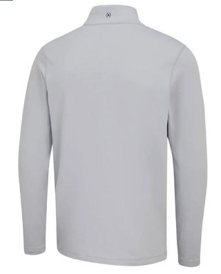 PING Rhodri Half Zip Fleece pánska mikina, silver/navy