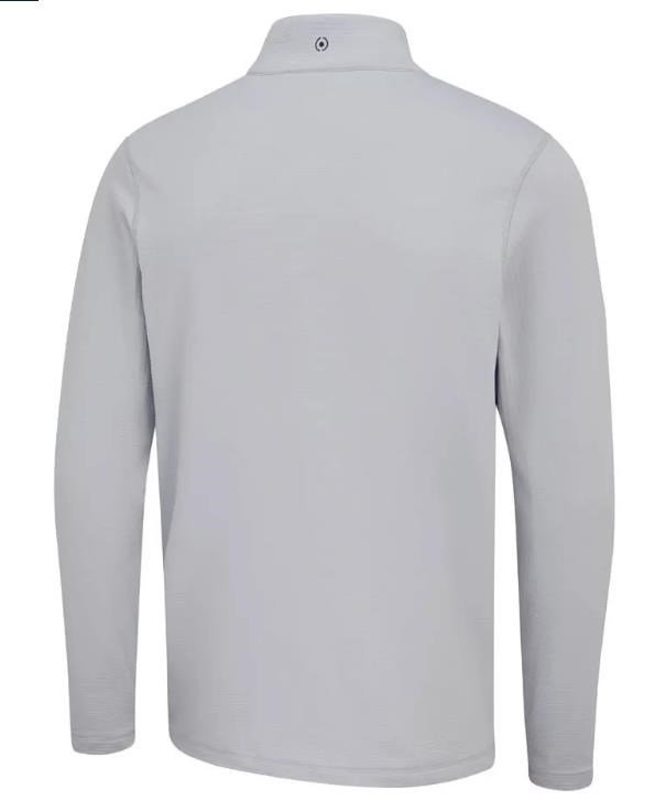 PING Rhodri Half Zip Fleece pánska mikina, silver/navy