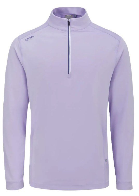 PING Latham Half Zip pánsky midlayer, purple ash