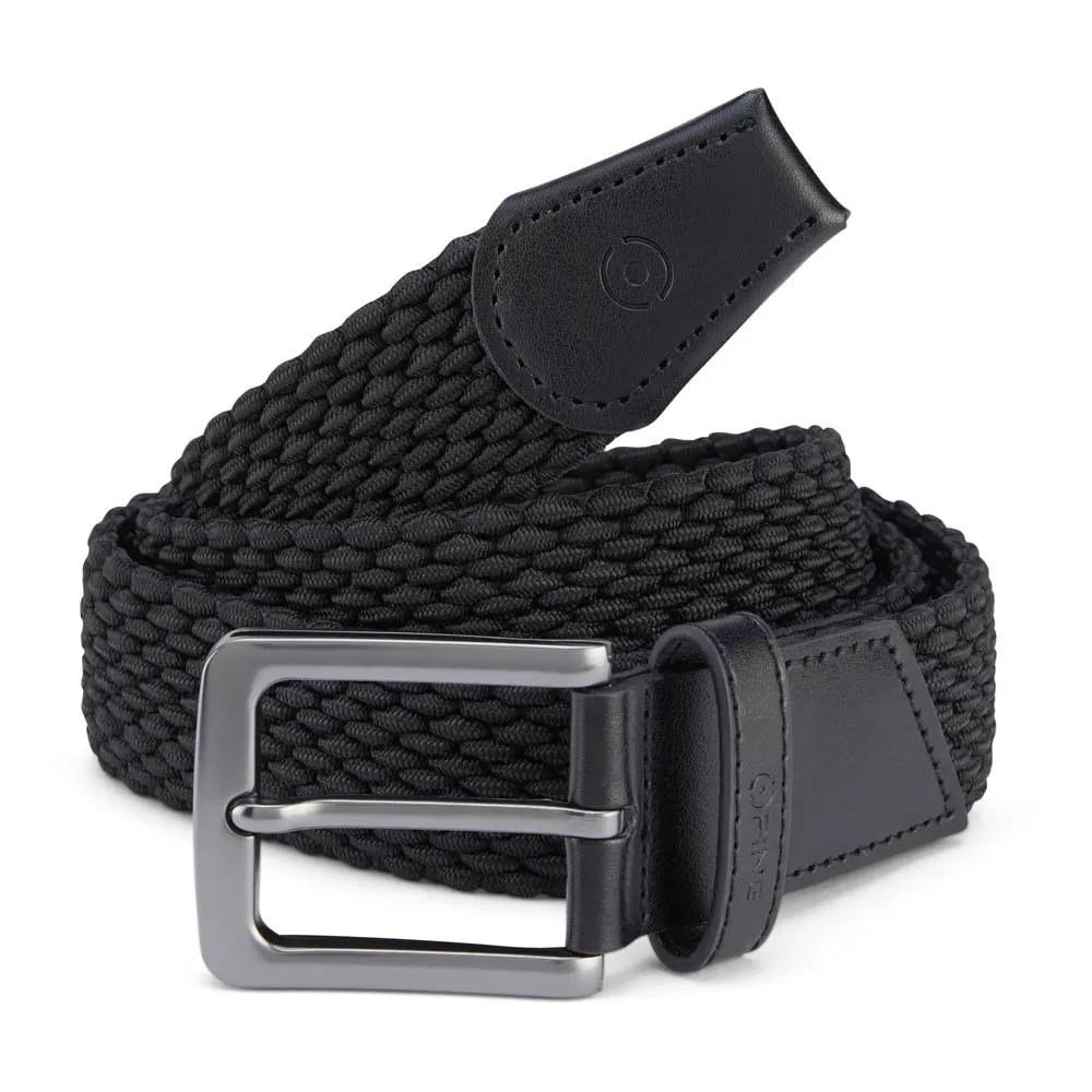 PING Stretch Webbing pánský opasok, čierny