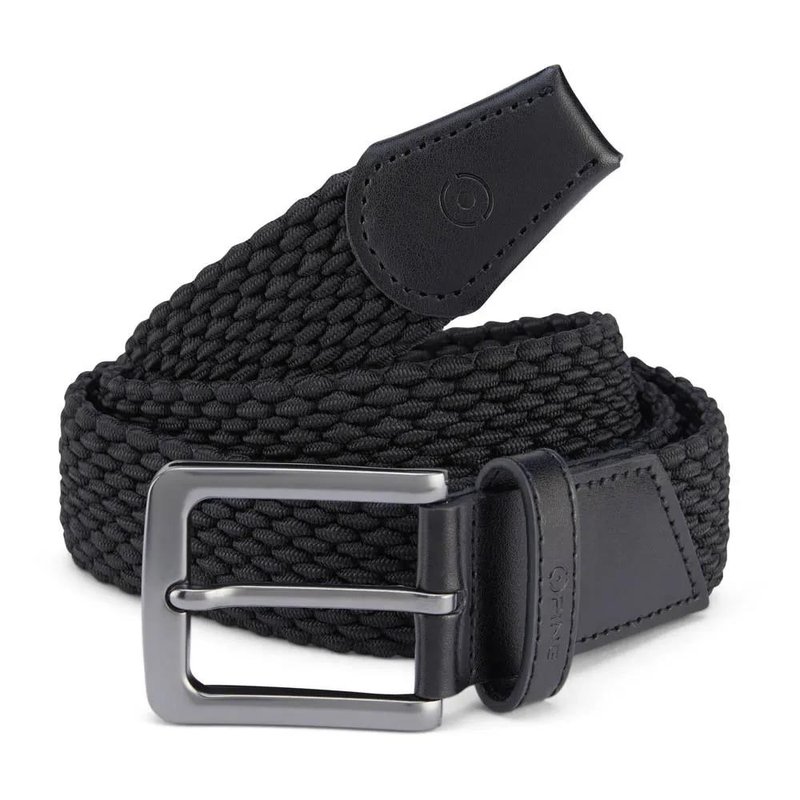 PING Stretch Webbing pánský opasok, čierny