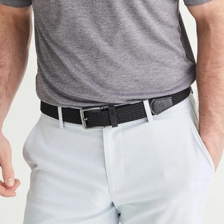 PING Stretch Webbing pánský opasok, čierny