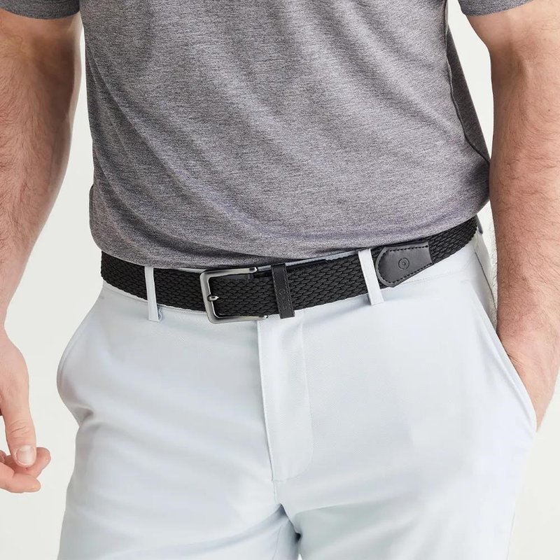PING Stretch Webbing pánský opasok, čierny