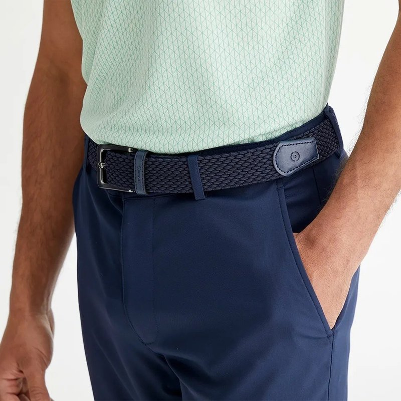 PING Stretch Webbing pánsky opasok, navy