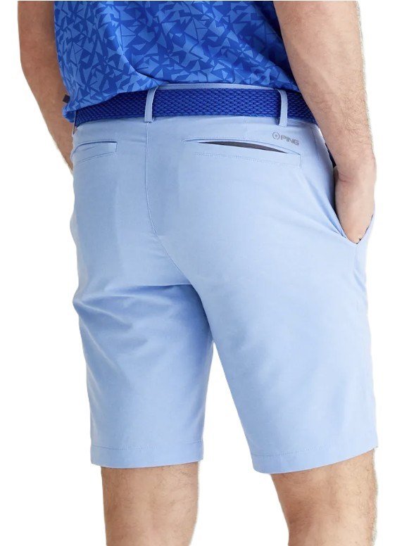 PING Barret pánske šortky, cornflower blue marl