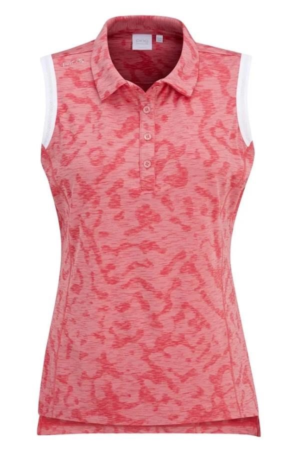 PING Colleen Sleeveless dámske polo, sweet pea