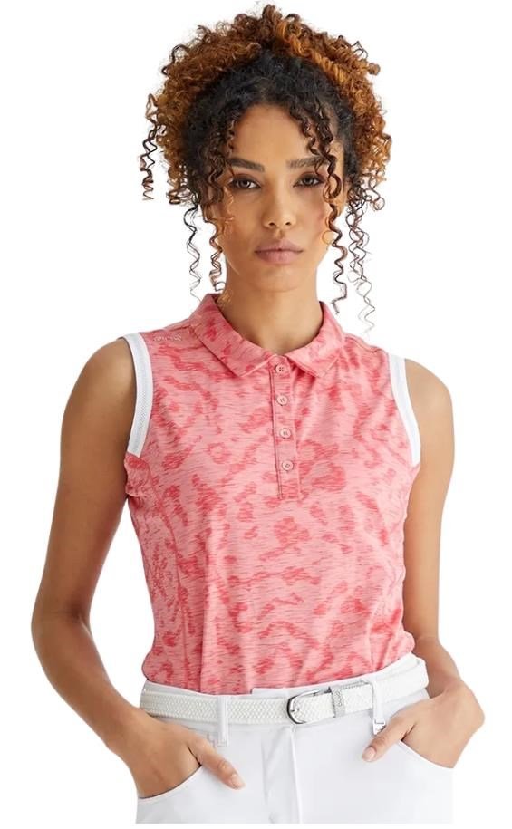 PING Colleen Sleeveless dámske polo, sweet pea