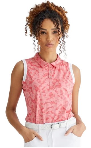 PING Colleen Sleeveless dámske polo, sweet pea