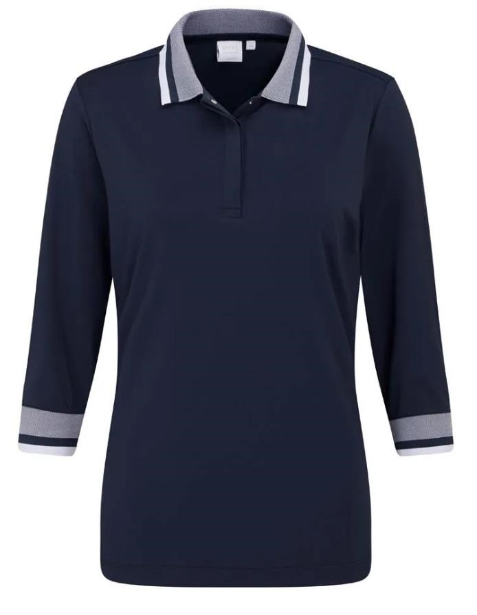 PING Lindsey dámske polo, navy/biela