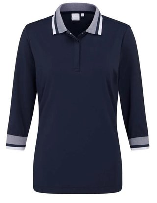 PING Lindsey dámske polo, navy/biela