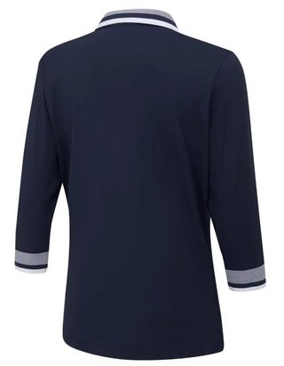 PING Lindsey dámske polo, navy/biela