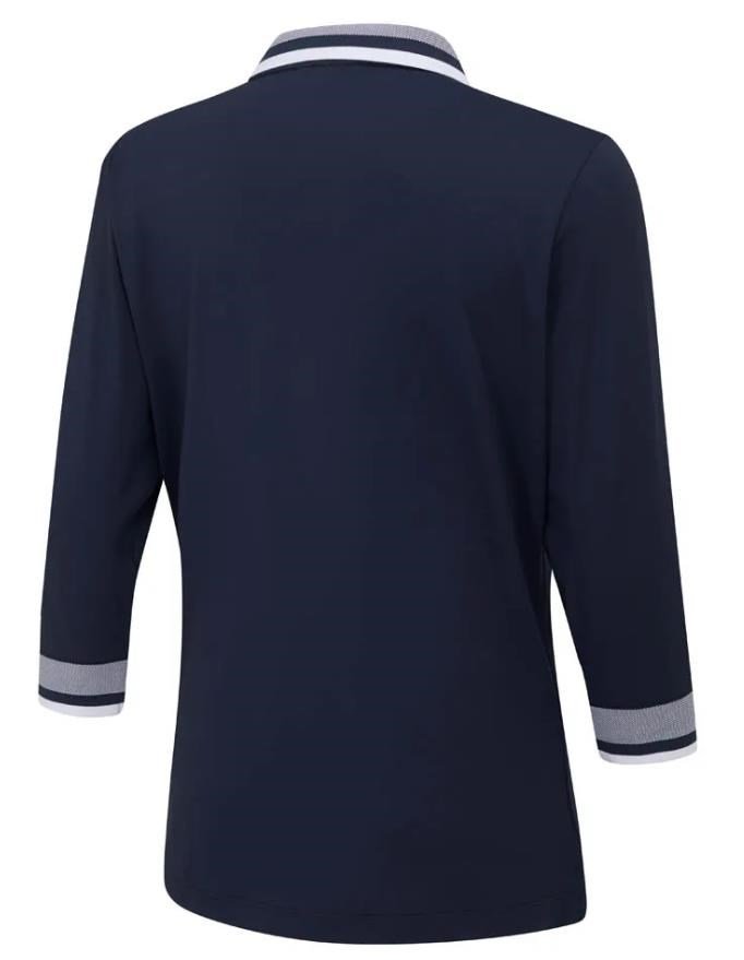 PING Lindsey dámske polo, navy/biela