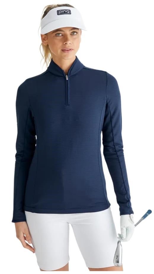 PING Abigale Performance Fleece dámska mikina, navy