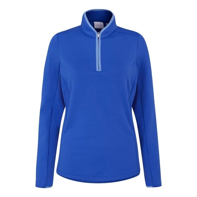 PING Abigale Fleece dámska mikina, ultra modrá