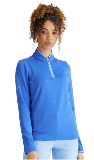 PING Abigale Fleece dámska mikina, ultra modrá