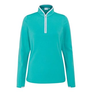 PING Abigale Fleece dámska mikina, jasná aqua