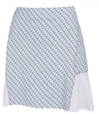 PING Odetta dámsky skort, biela/neoteric