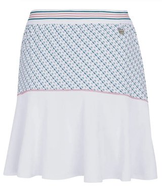 PING Odetta dámsky skort, biela/neoteric