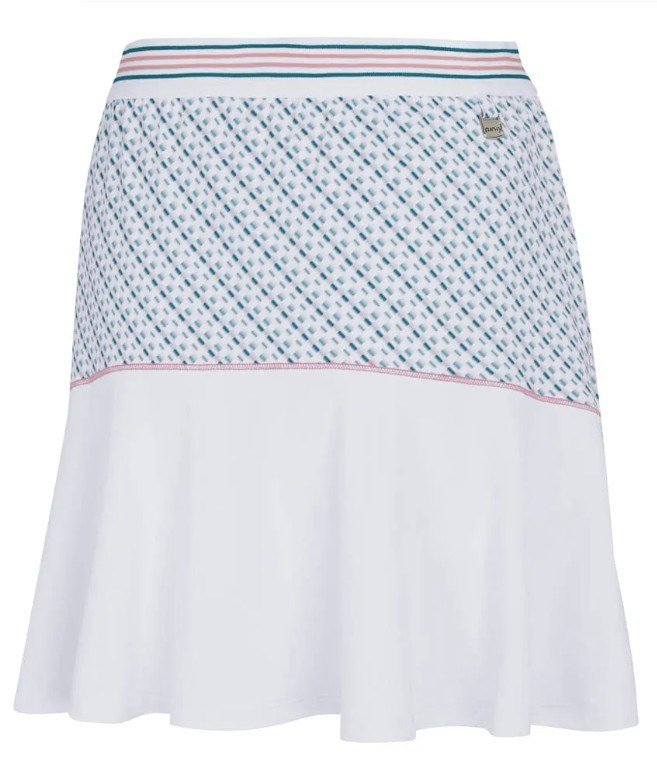 PING Odetta dámsky skort, biela/neoteric