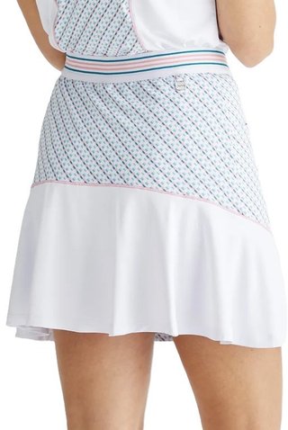 PING Odetta dámsky skort, biela/neoteric