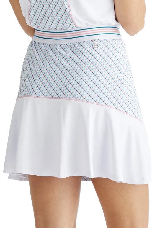 PING Odetta dámsky skort, biela/neoteric
