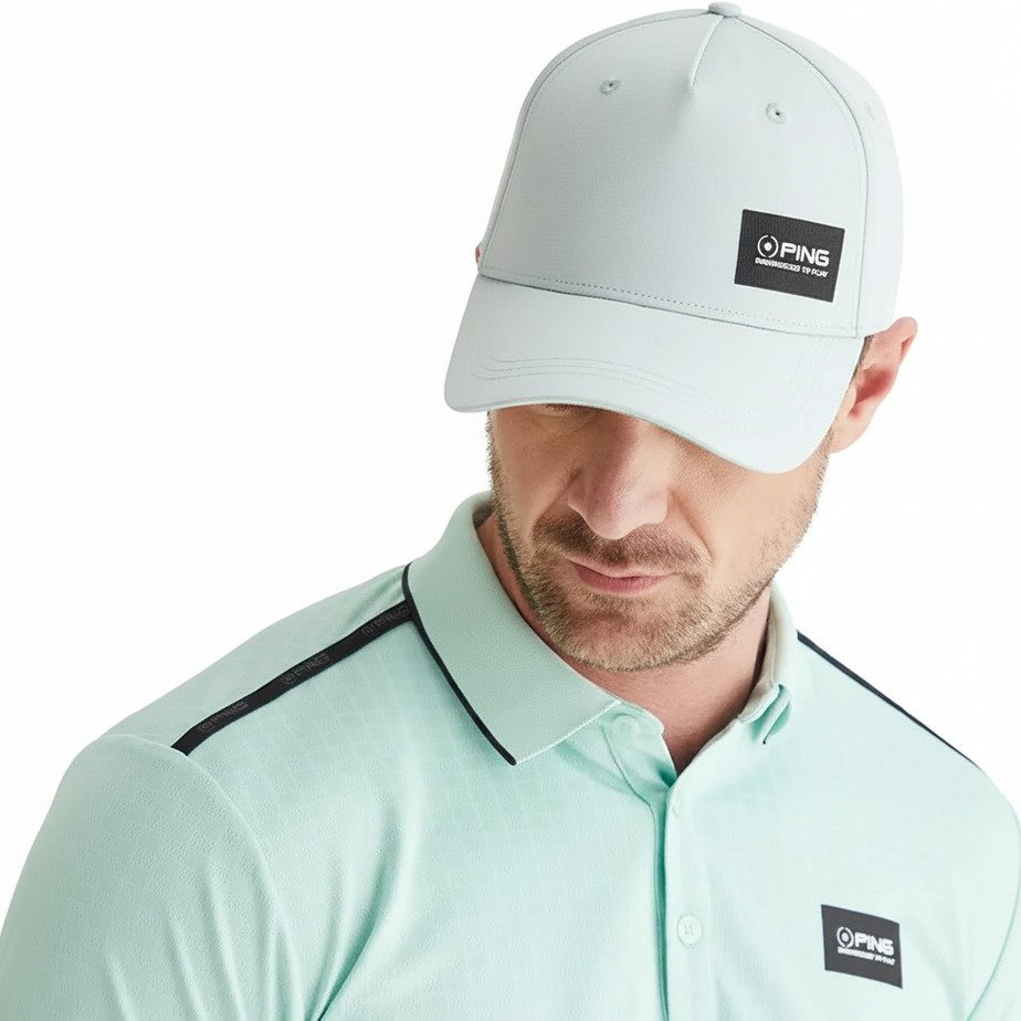 PING Koa pánska šiltovka, pearl grey marl