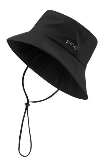 PING SensorDry Waterproof ladies bucket hat, čierny