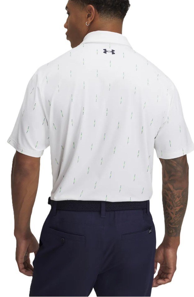 Under Armour T2G Printed pánske polo, biele